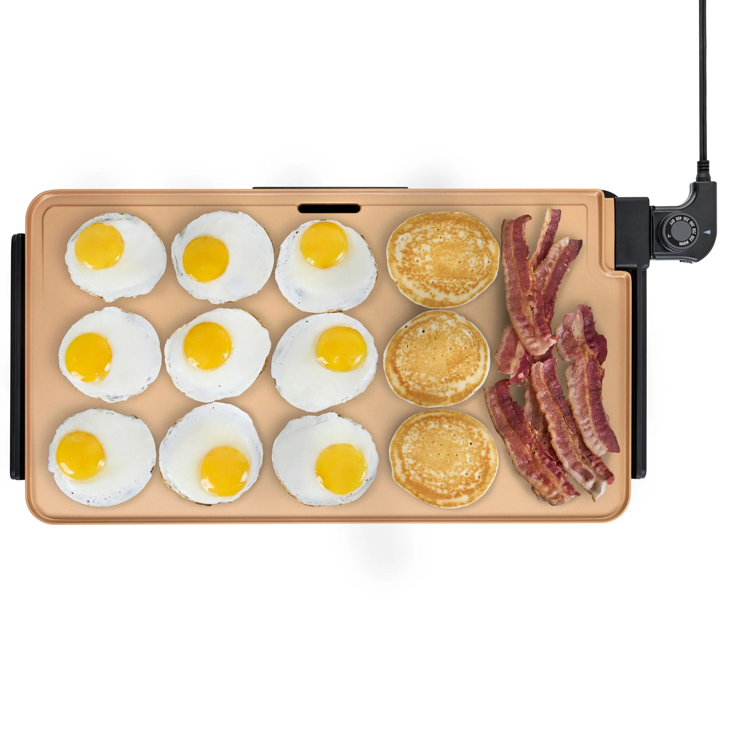 Extra Large Ceramic Griddle with Warming Tray F5523