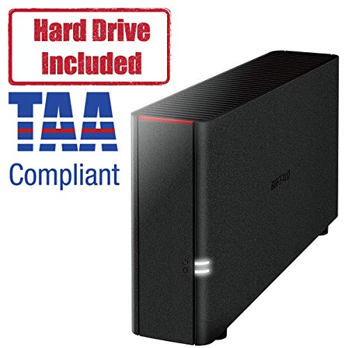 4TB 1-Bay NAS Network Attached Storage with HDD Hard Drives C845613