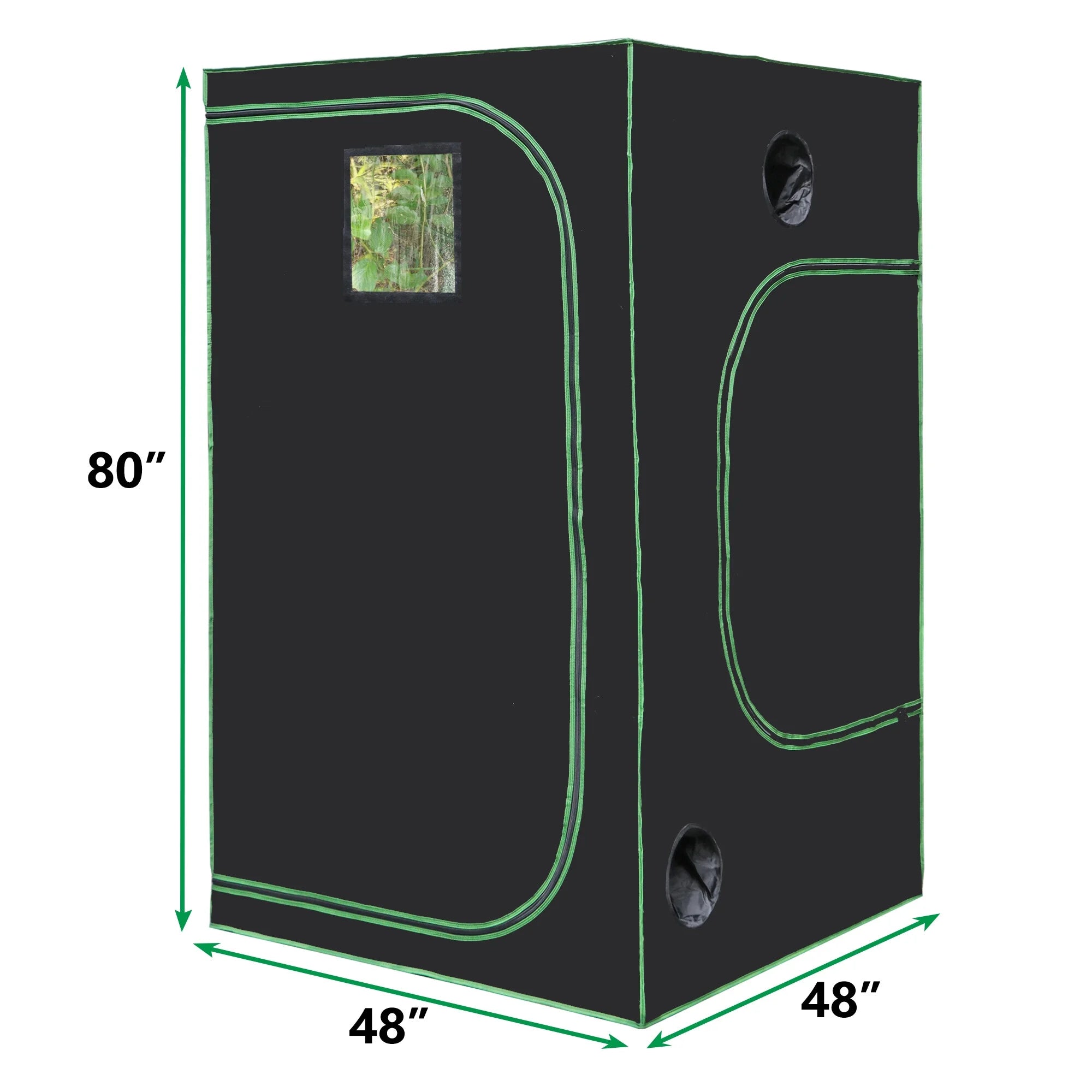 48"x48"x80" Hydroponic Grow Tent K4353