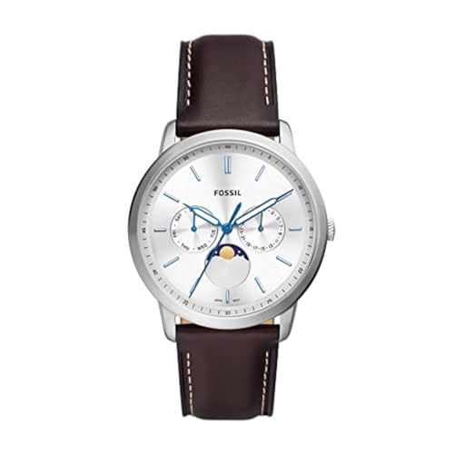 Chronograph Watch with Stainless Steel Bracelet or Genuine Leather Band Z478