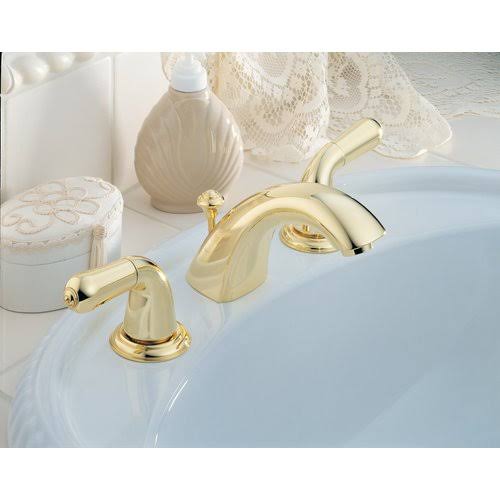 Classic Stainless Two Handle Widespread Faucet X38612