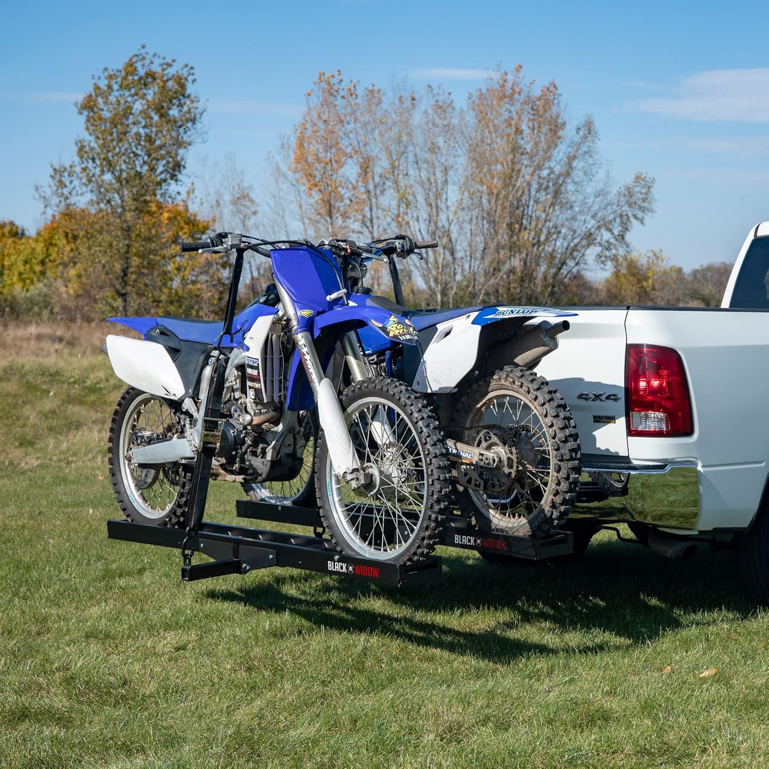 Black Anodized Aluminum Double Dirt Bike Carrier O6000