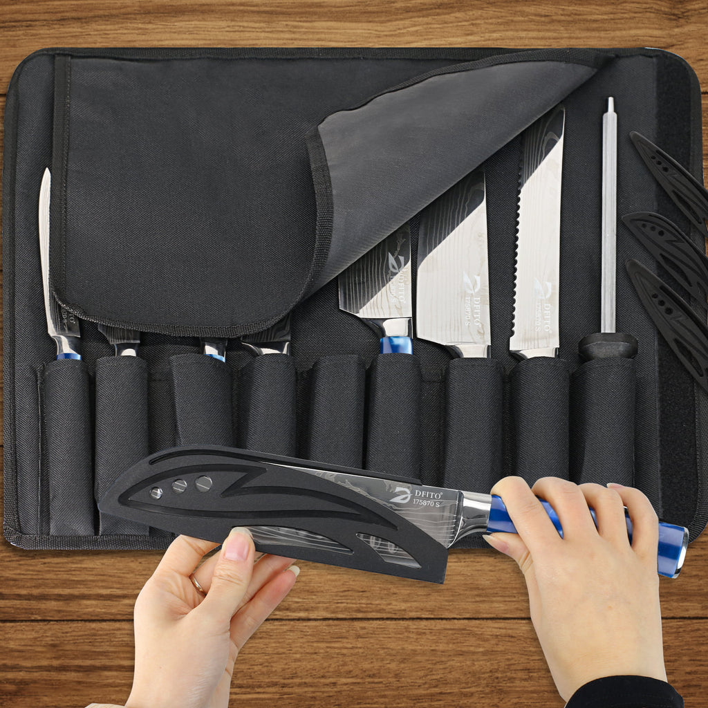 8 Pcs Stainless Steel Kitchen Knife Set K985155