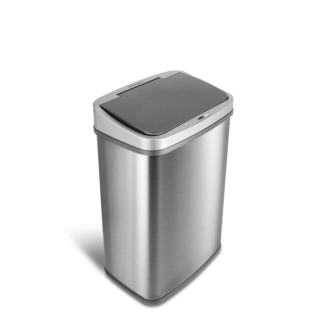 13.2 Gallon Stainless Steel Motion Sensor Trash Can O979