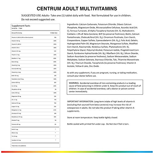 Gluten Free Non-GMO Multivitamin Supplement - 200 Count O4761