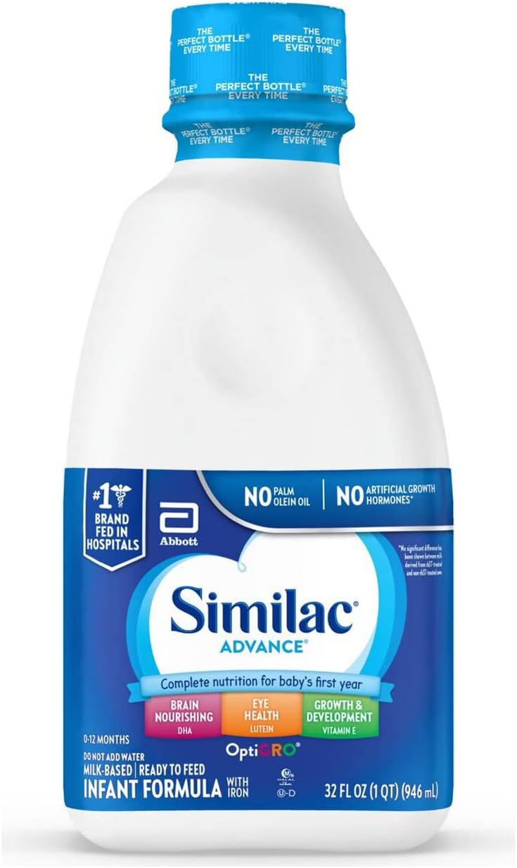 Infant Formula with Iron, Ready-to-Feed Baby Formula, 32-fl-oz Bottle Q836466