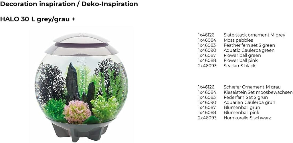 Slate Stack Ornament Medium Grey Aquariums W3332