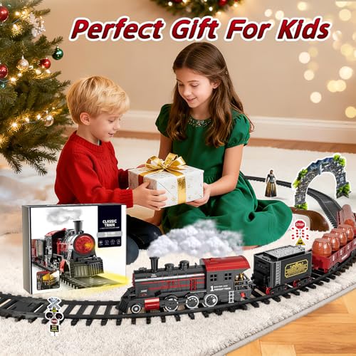Train Set with Smokes Lights and Sound Electric Track Trains K1076