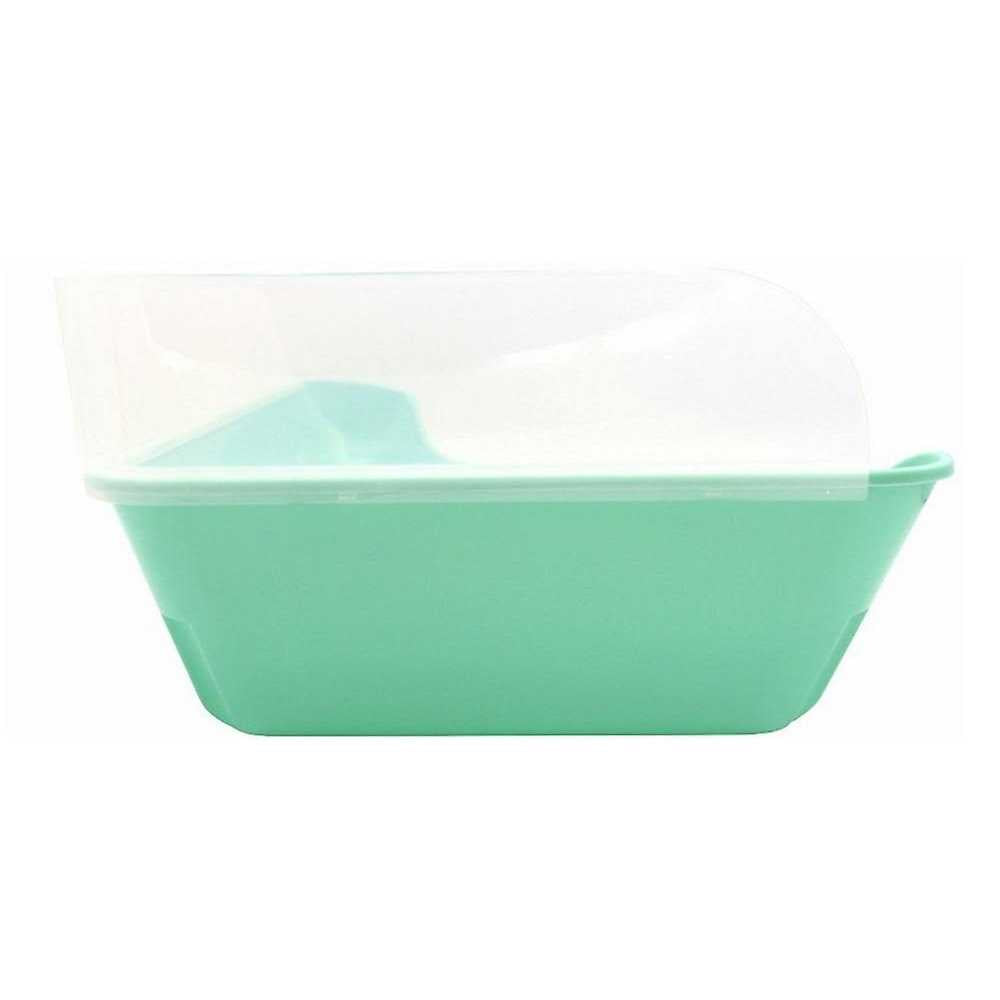 Corner Litter Pan with Removable Shield O472113