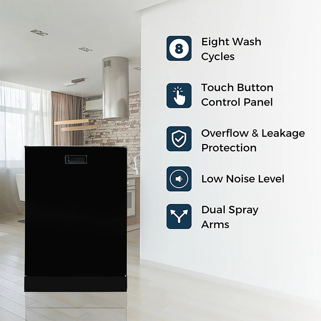 24" Built-In Dishwasher with 8 wash settings Y830