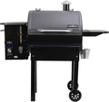 Black Wood Pellet Grill with Fold Down Front Shelf C310