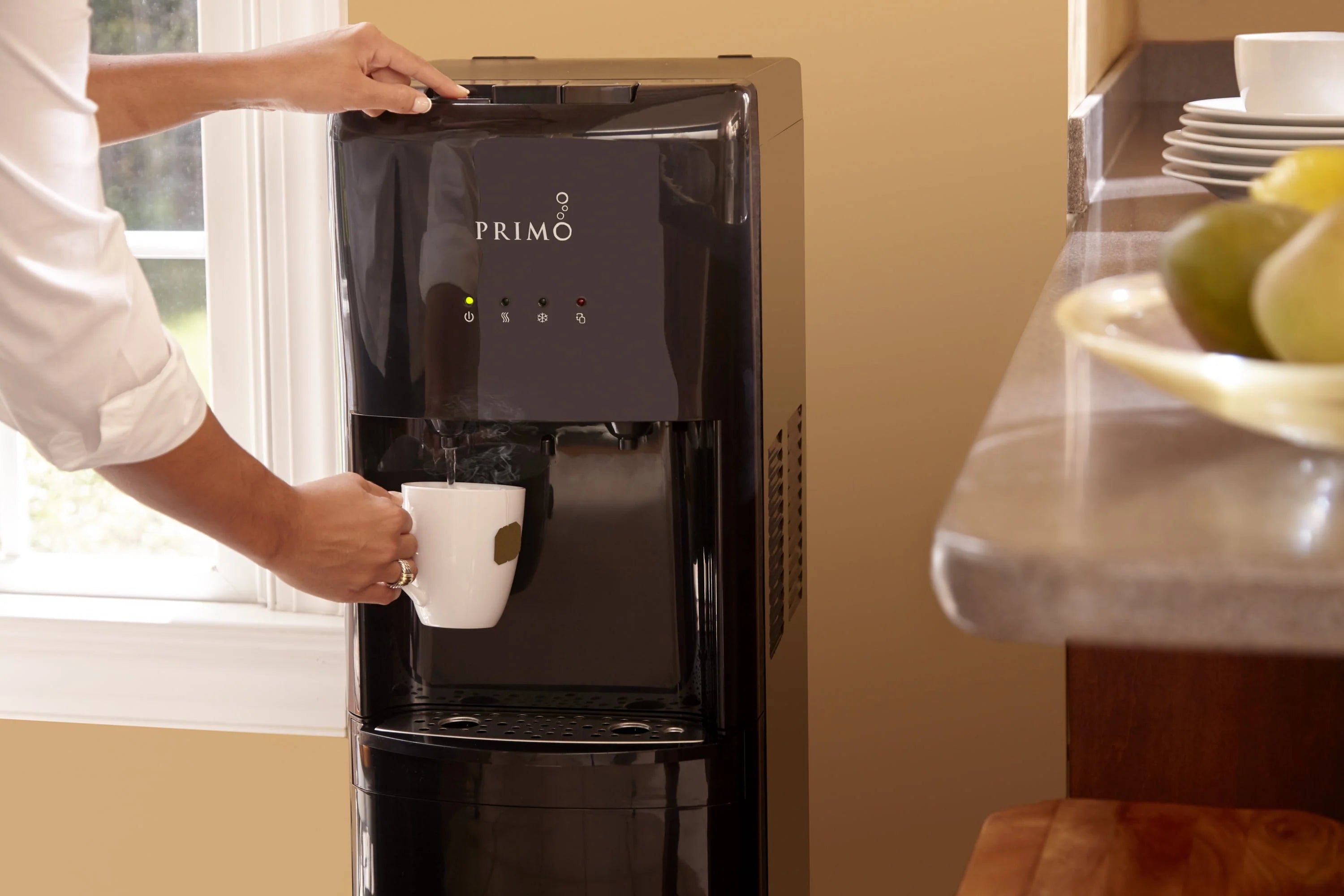 Black Hot/Cold Bottom Loading Water Dispenser S7269