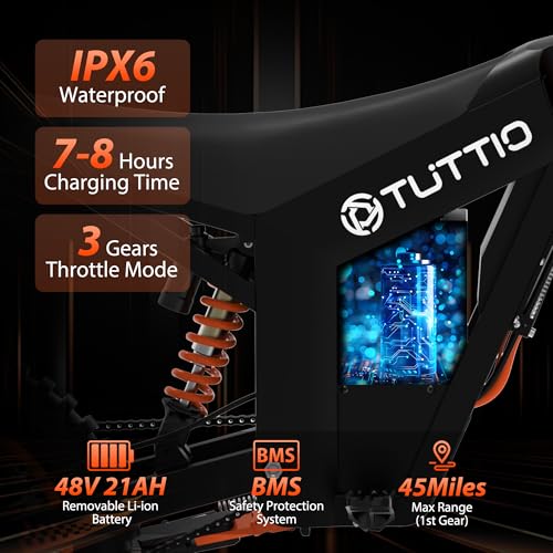 14"/12" Fat Tire 2000W Electric Dirt Bike with 48V 21AH Battery O52501