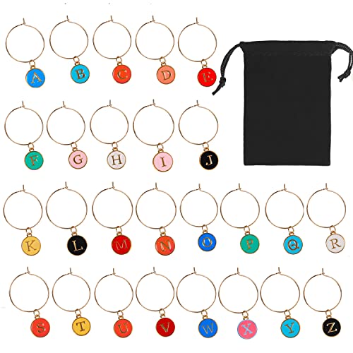 18 Pack Christmas Wine Glass Charms U66959