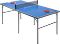 Foldable Ping Pong Table with Net, 2 Paddles and Ping Pong Balls R7910