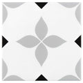 6-in x 6-in Matte Porcelain Encaustic Floor and Wall Tile N8680