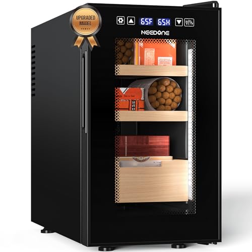 23L Electric Cigar Humidor with Spanish Cedar Wood Shelves E619