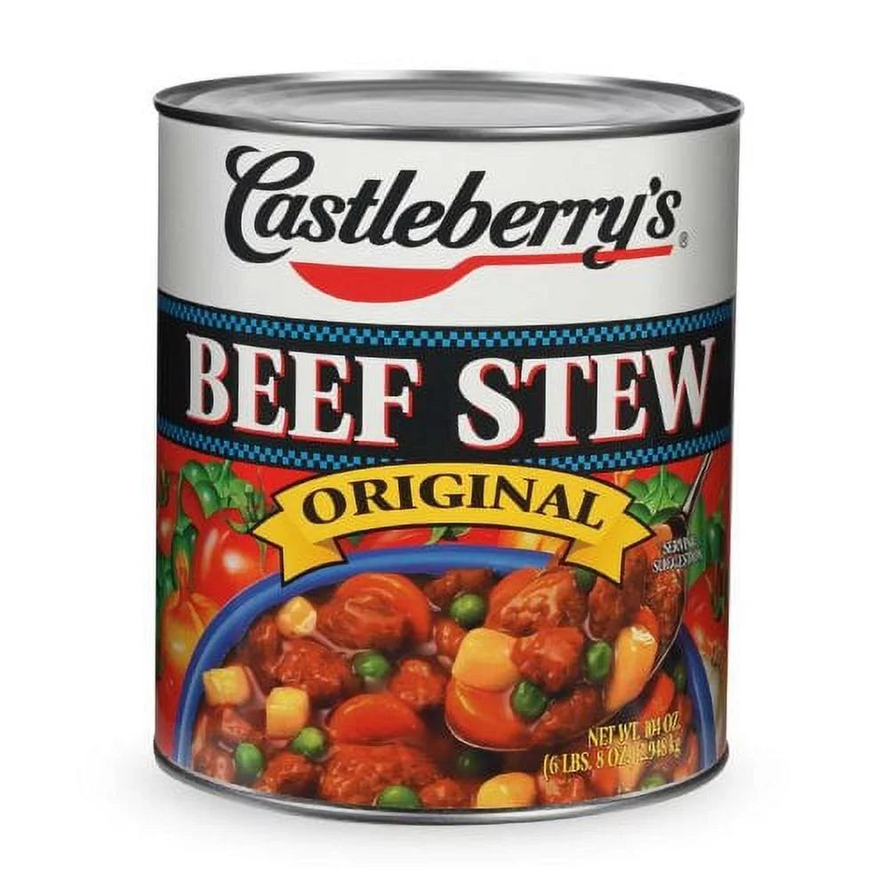 Beef Stew, 104 oz Cans, 6/Case R24766