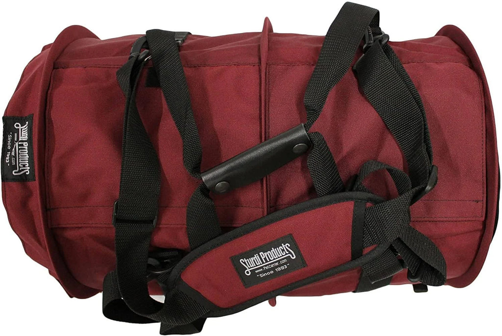 Flexible Height Pet Carrier Large Bordeaux D1181