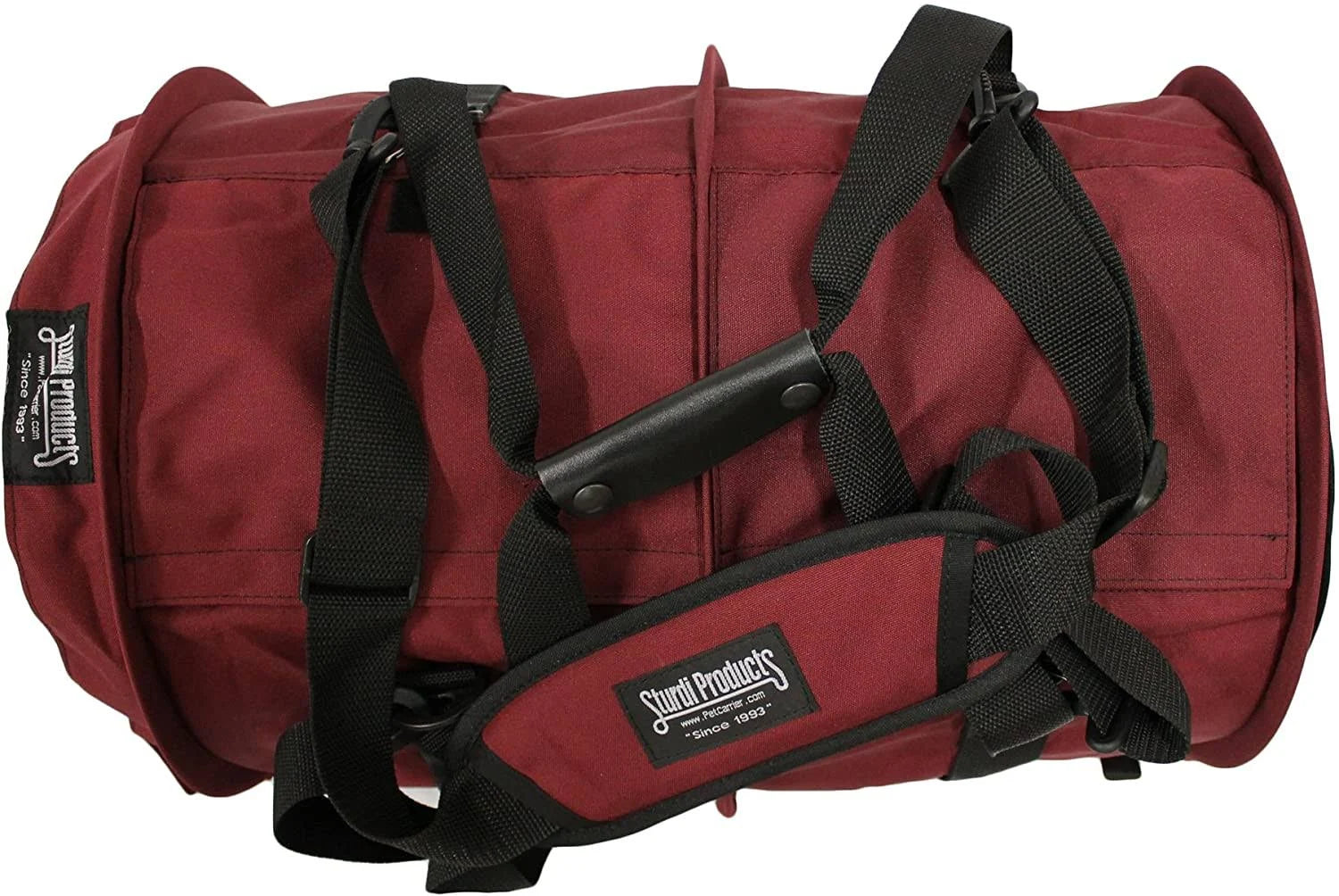 Flexible Height Pet Carrier Large Bordeaux D1181