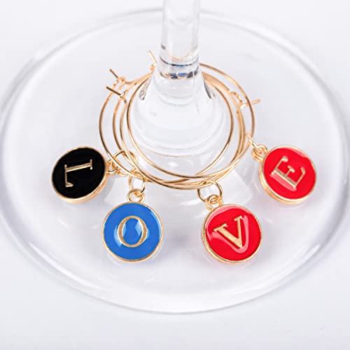 18 Pack Christmas Wine Glass Charms U66959