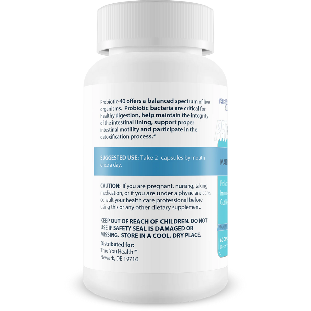 Male Probiotic Support with 40 Billion CFU W102698