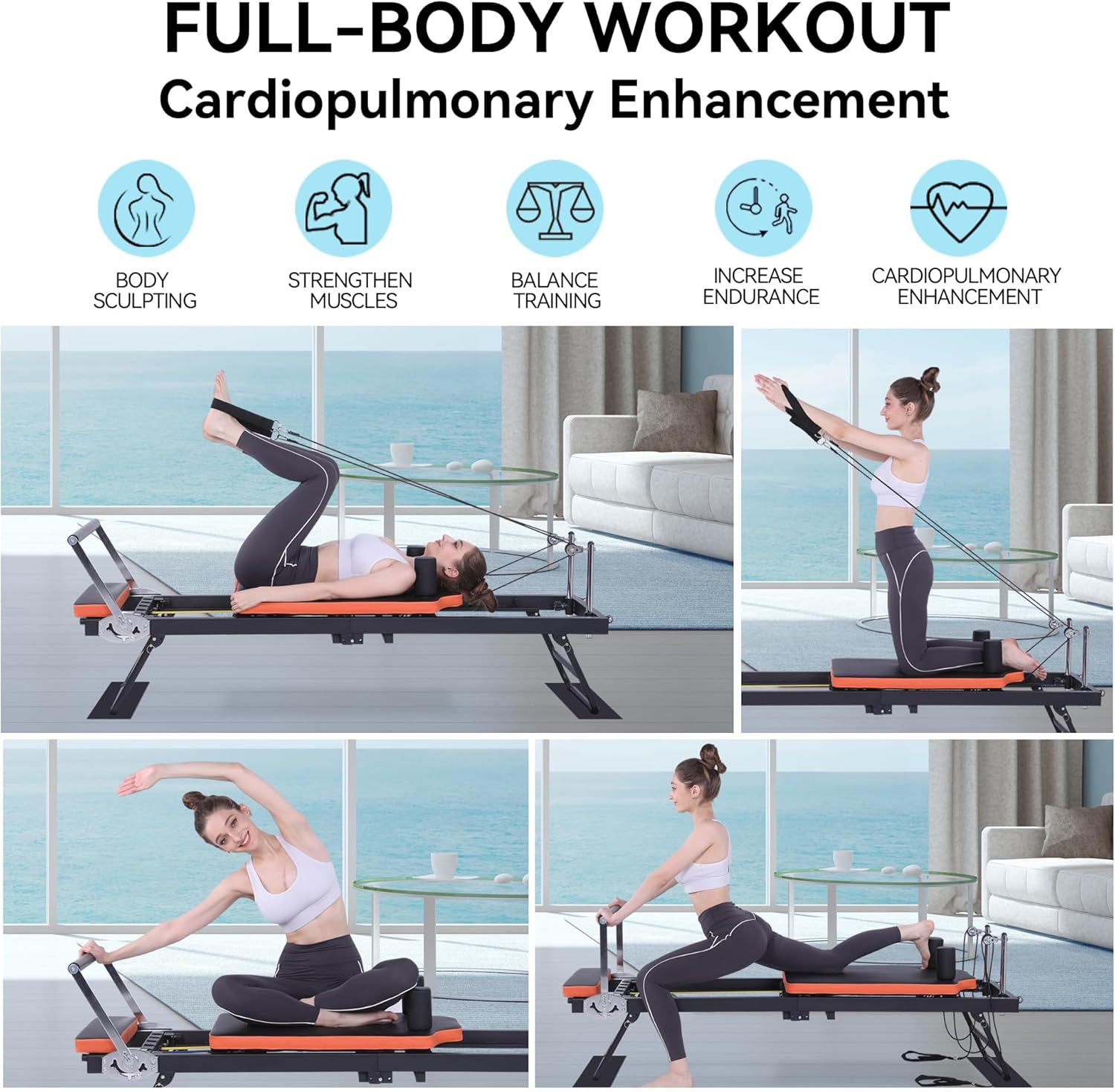 Foldable Pilates Reformer P242331