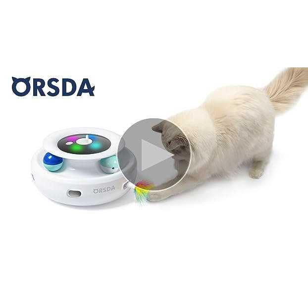 2-in-1 Interactive Automatic Cat Toy Balls J531