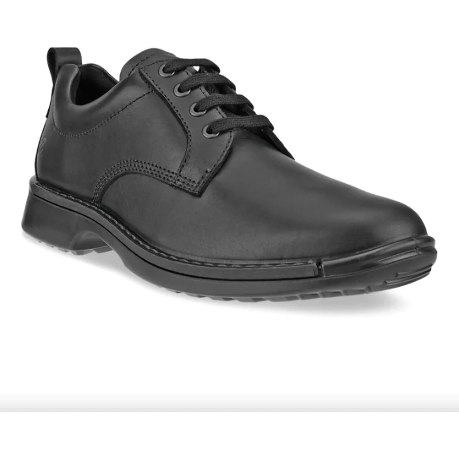 Black Plain Toe Oxford Shoe W382