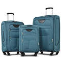 3 Piece Expandable Lightweight Luggage Set with Spinner Wheels 20" 24" 28" D5732