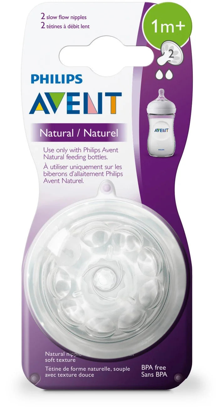 Slow Flow Baby Bottle Nipple 2pk Q351