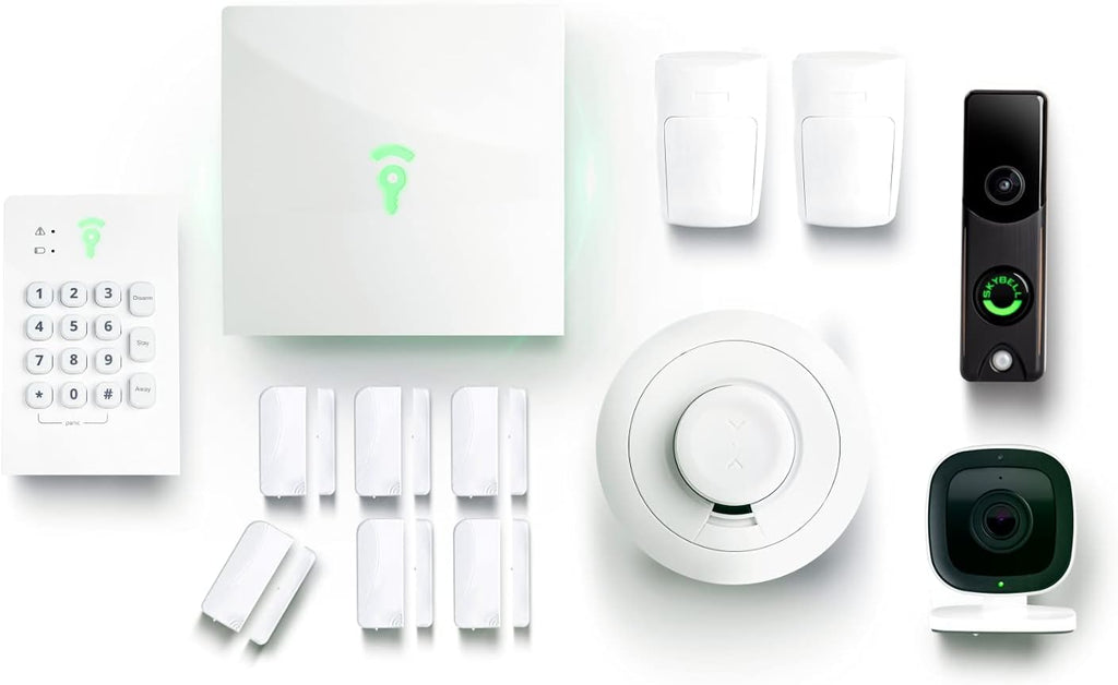 9 Piece Security Kit with Indoor and Doorbell Camera U228