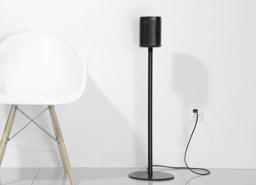 2 Pack Black Speaker Floor Stand Q5372