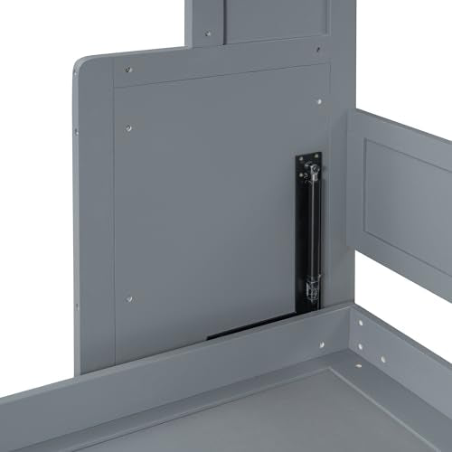 Queen Size Murphy Bed Wall Bed with Closet and Drawers Q8254