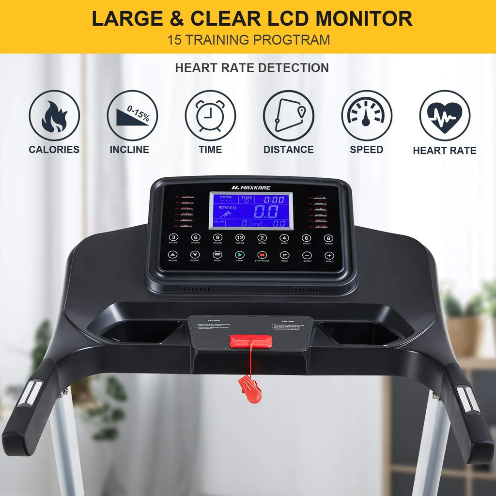 3HP Folding Treadmill with Auto Incline E79376