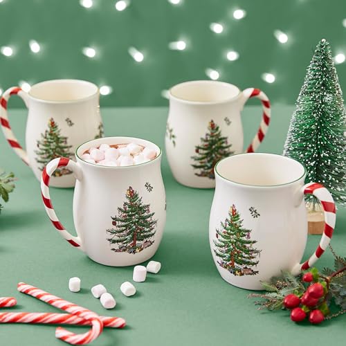 14 oz Stoneware Mugs Set of 4 K36248