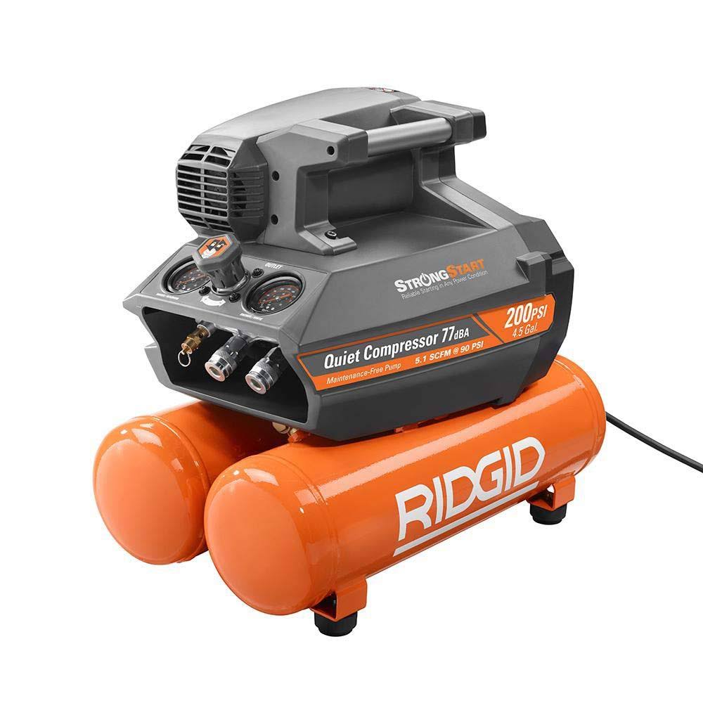 4.5 gal. Portable Electric Quiet Air Compressor X200313