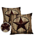 18x18Inch Set of 2 Polyester Waterproof Throw Pillow Covers C181