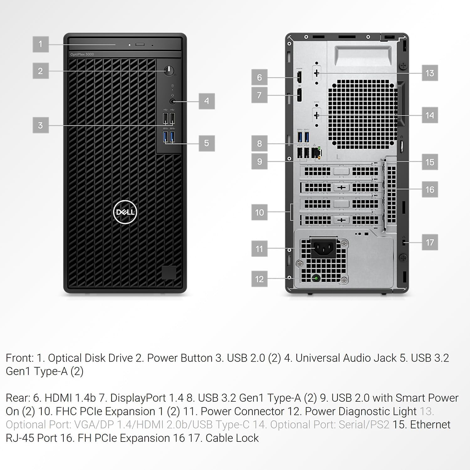 12th Gen Intel Core i5-12500 Tower Desktop with 32GB RAM 512GB SSD 1TB HDD T377319