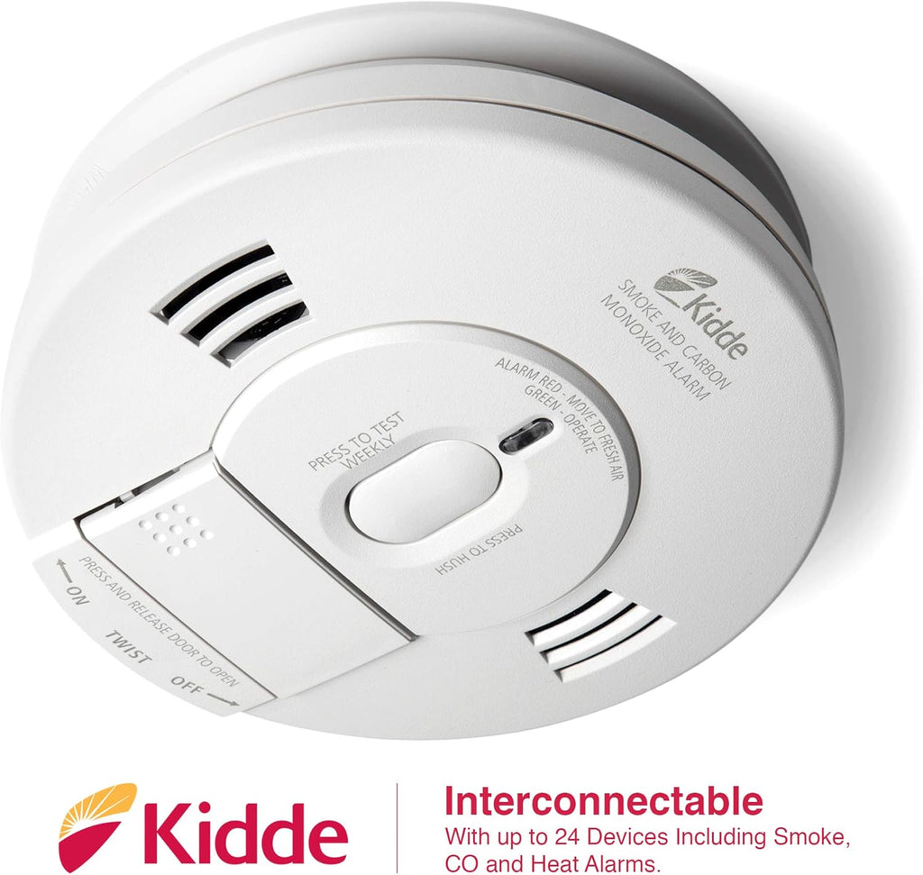 AC Photoelectric Smoke and Carbon Monoxide Detector Alarm T959232