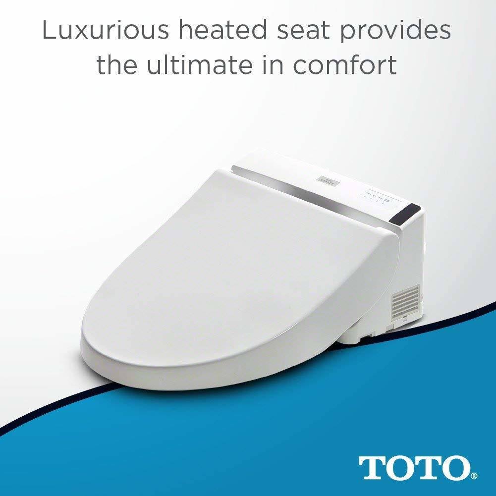 Cotton White Elongated Bidet Toilet Seat I9725