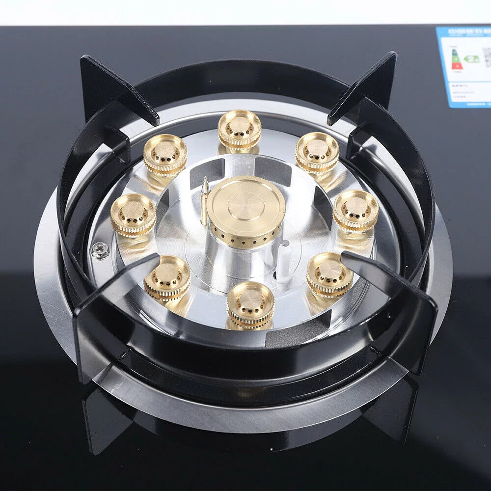 2-Burner Built-In Gas Cooktop with Tempered Glass S495944