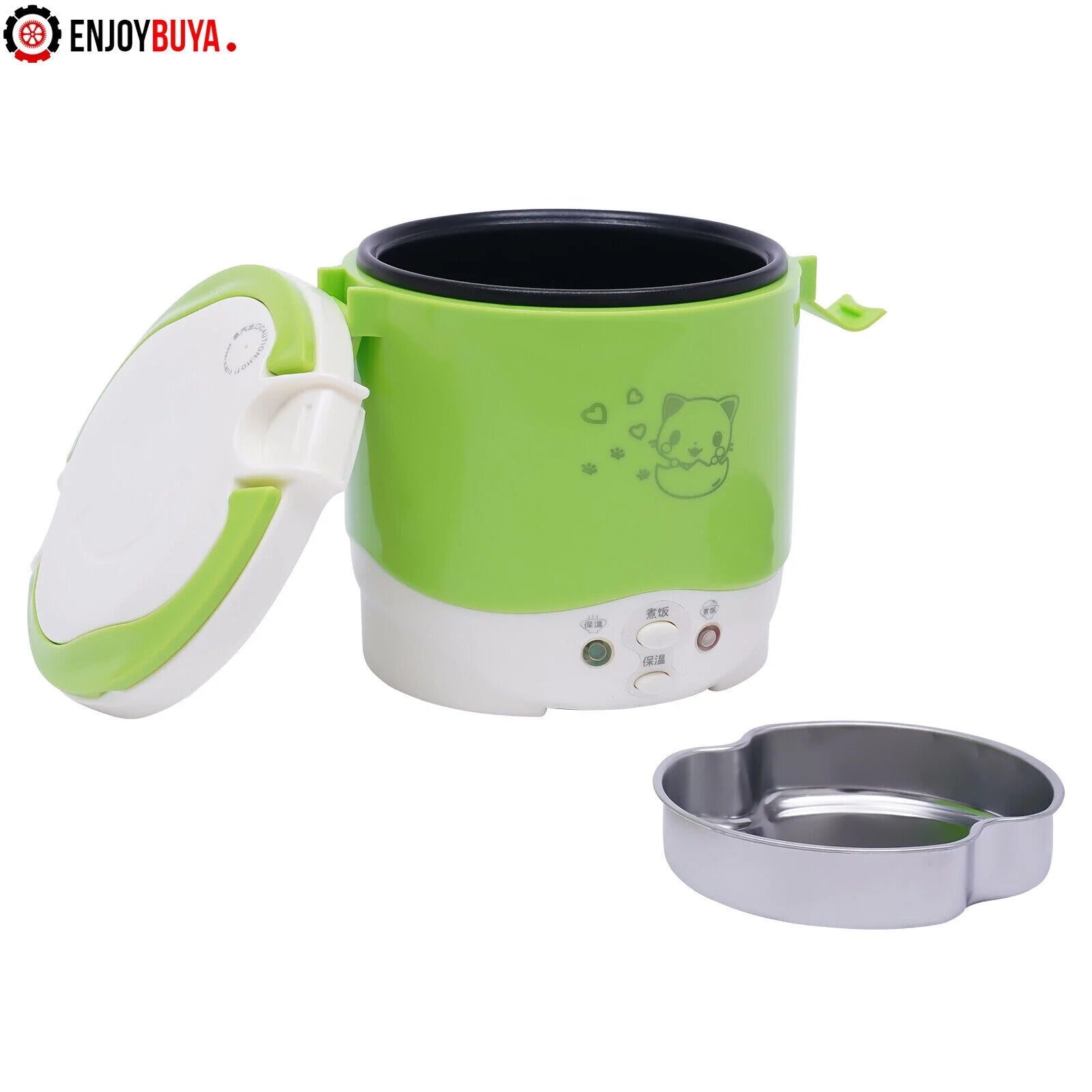 1L Mini Electric Rice Cooker with Measuring Cup and Spoon R7721