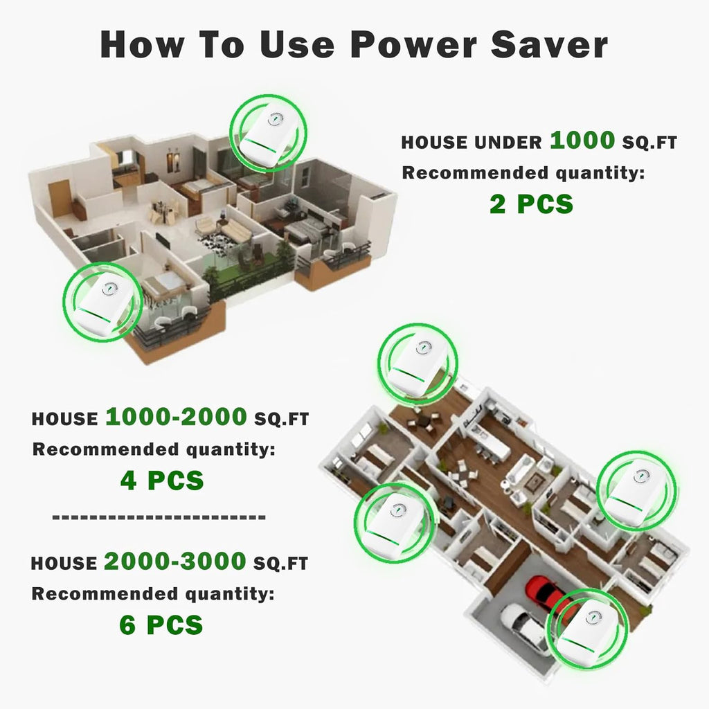 Energy Saving Device US Plug 90V-250V 30KW (6 PCS) Y58354