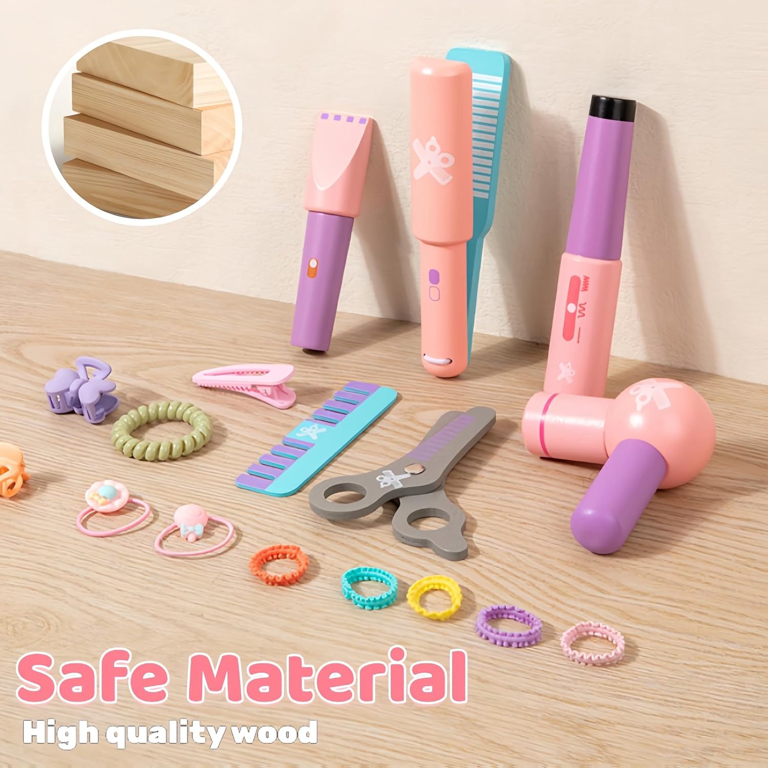 Wooden Makeup Toy Set M407085