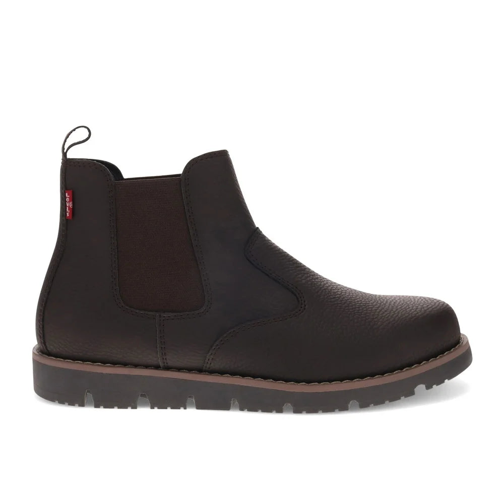 Mens Chelsea Logger Vegan Leather Pull-On Boot S256