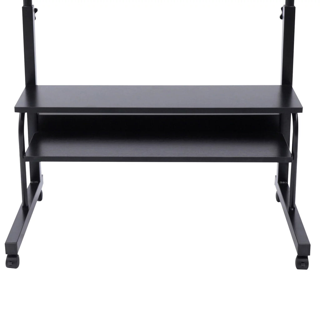 Adjustable Height Desk with Wheels Q812