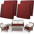 Set of 4 Waterproof Stretch Cushion Covers A38871