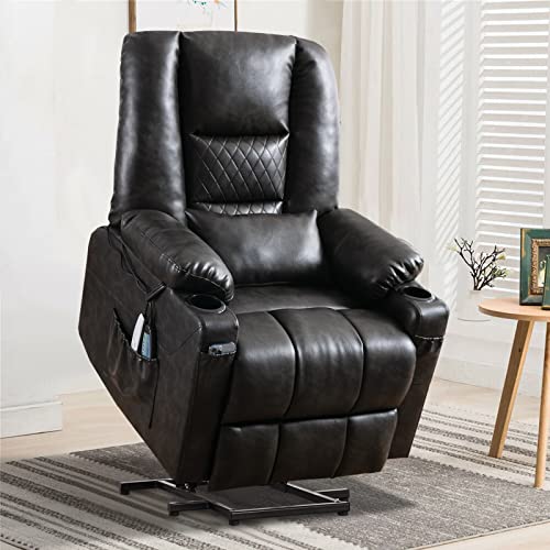 Power Lift Recliner Chair with Massage and Heat R6129