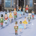 12 Pcs Christmas Nutcracker Yard Signs with Stakes C649